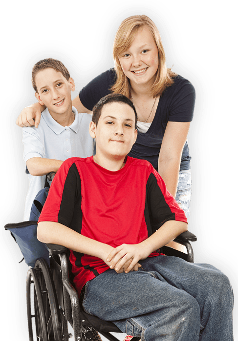 kid-on-wheelchair-with-siblings