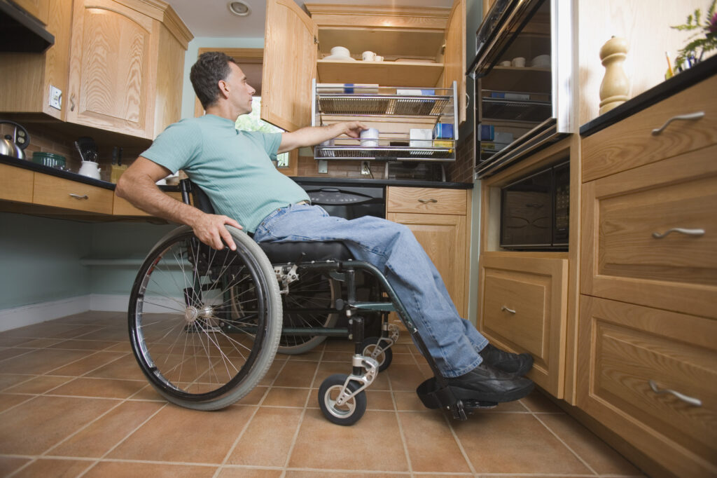 wheelchair accessible kitchen