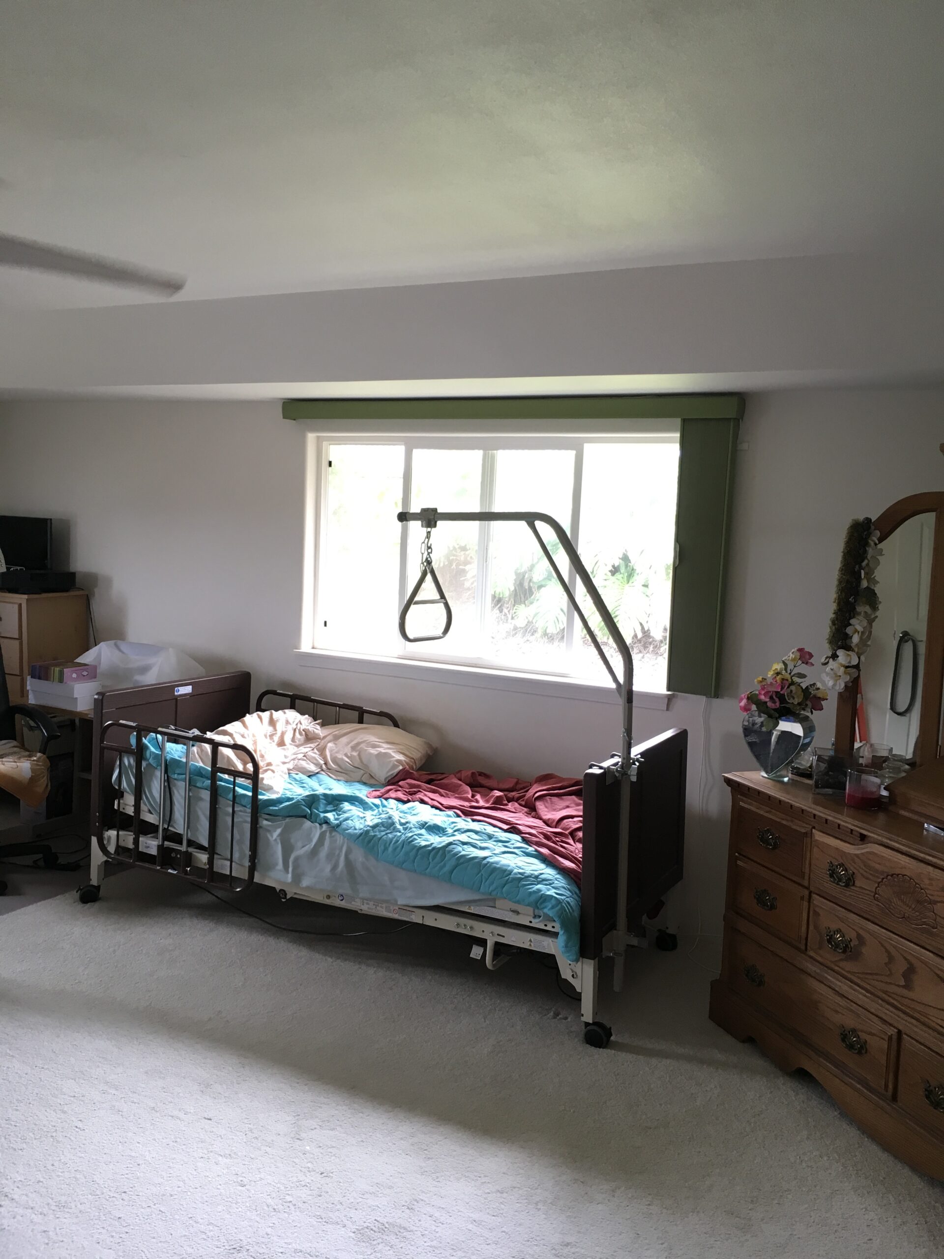 The bedroom in the same home: before installation
